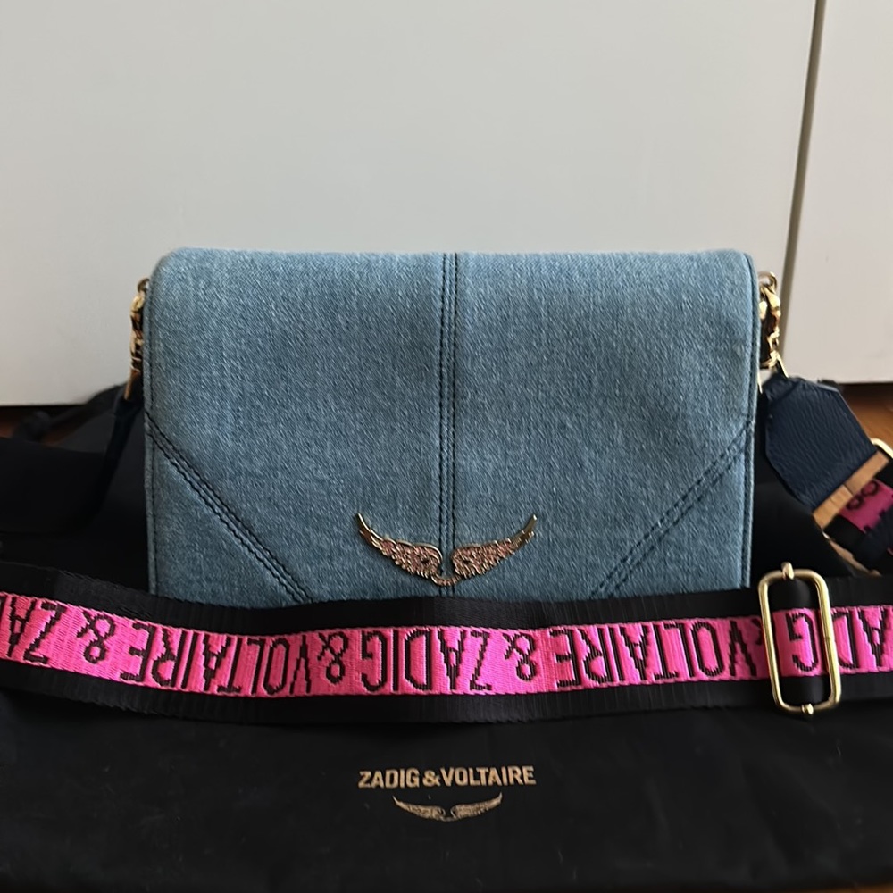 Zadig & Voltaire denim bag